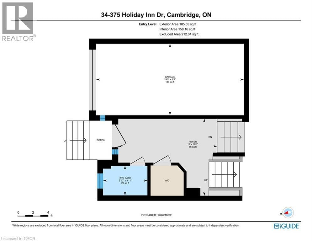 Townhouse for sale at 375 HOLIDAY INN Drive Unit# 34, Centennial, Cambridge, Ontario, photo 47