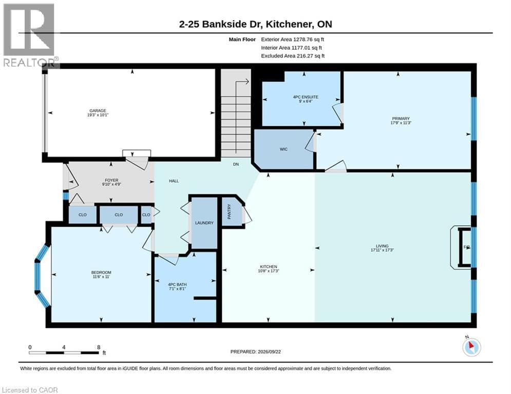Townhouse for sale at 25 BANKSIDE Drive Unit# 2, Highland West, Kitchener, Ontario, photo 24