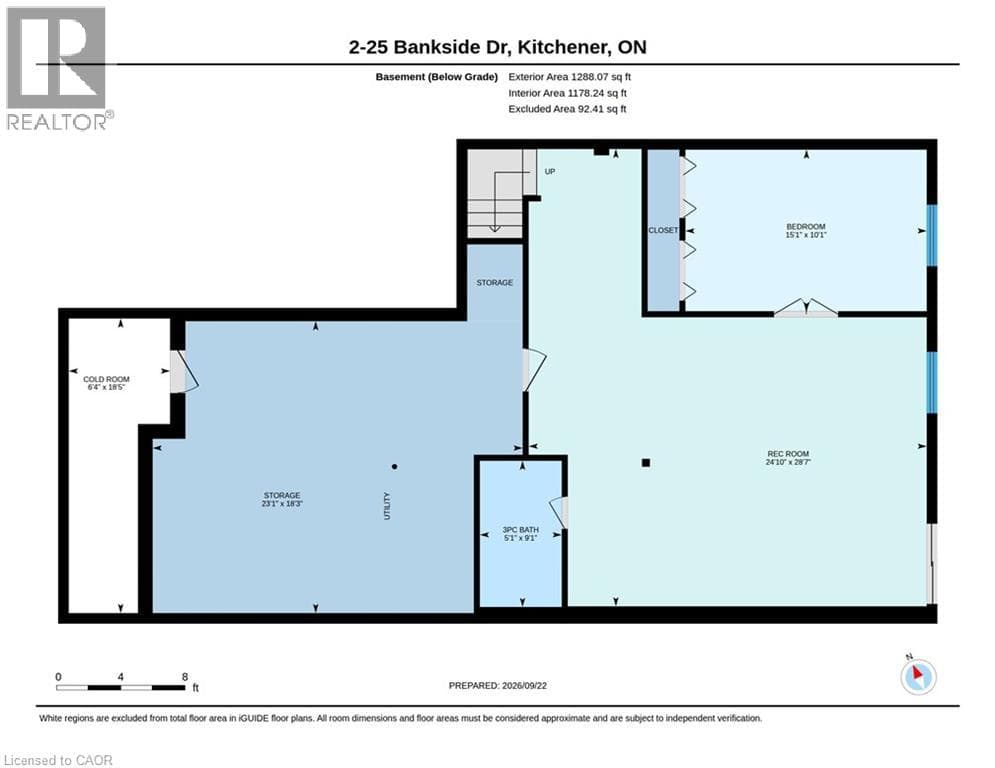 Townhouse for sale at 25 BANKSIDE Drive Unit# 2, Highland West, Kitchener, Ontario, photo 23