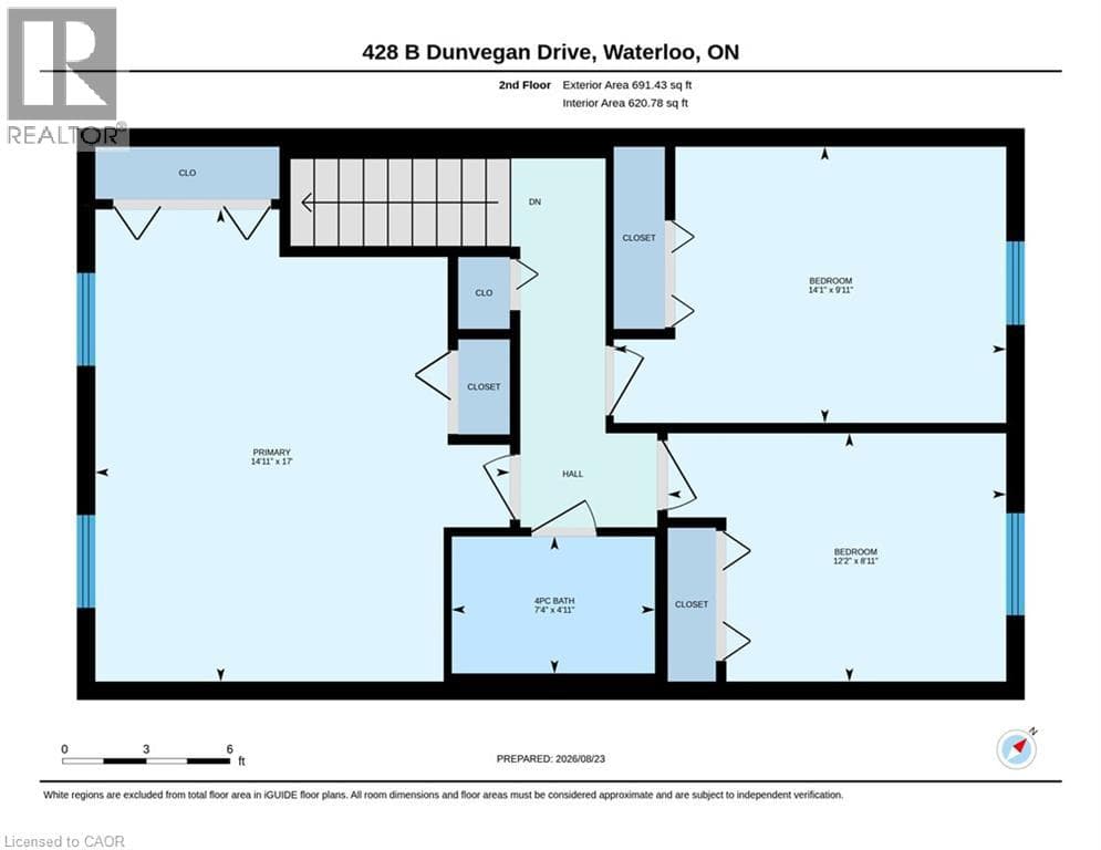 Semi-detached for sale at 428B DUNVEGAN Drive, University Downs, Waterloo, Ontario, photo 22