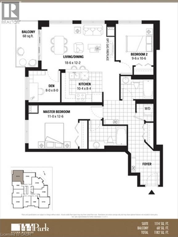 Apartment for sale at 144 PARK Street Unit# 808, Uptown West, Waterloo, Ontario, photo 18