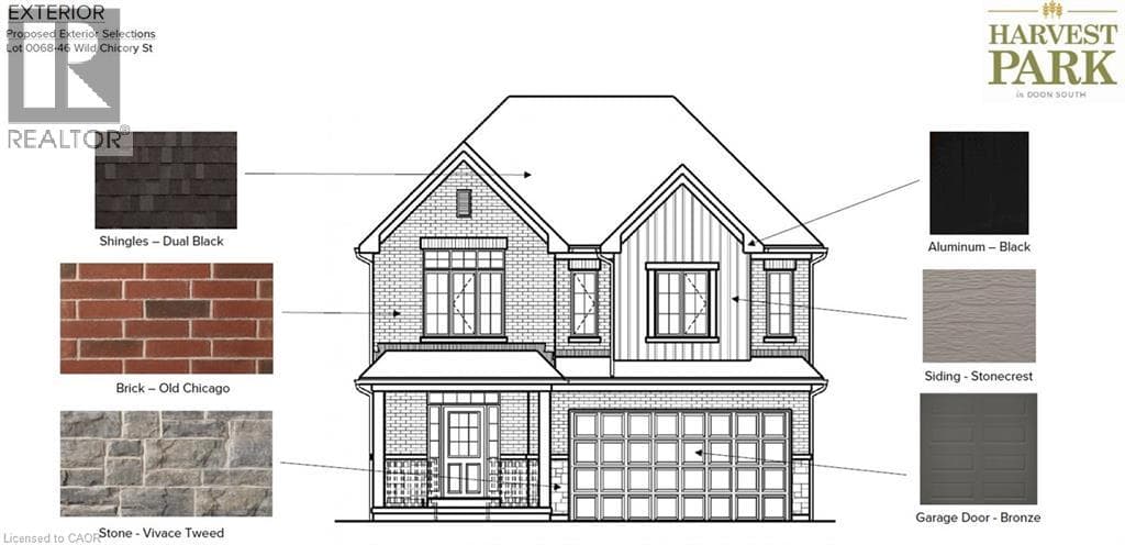 Detached for sale at 46 WILD CHICORY Street Unit# Lot 0068, Doon South, Kitchener, Ontario