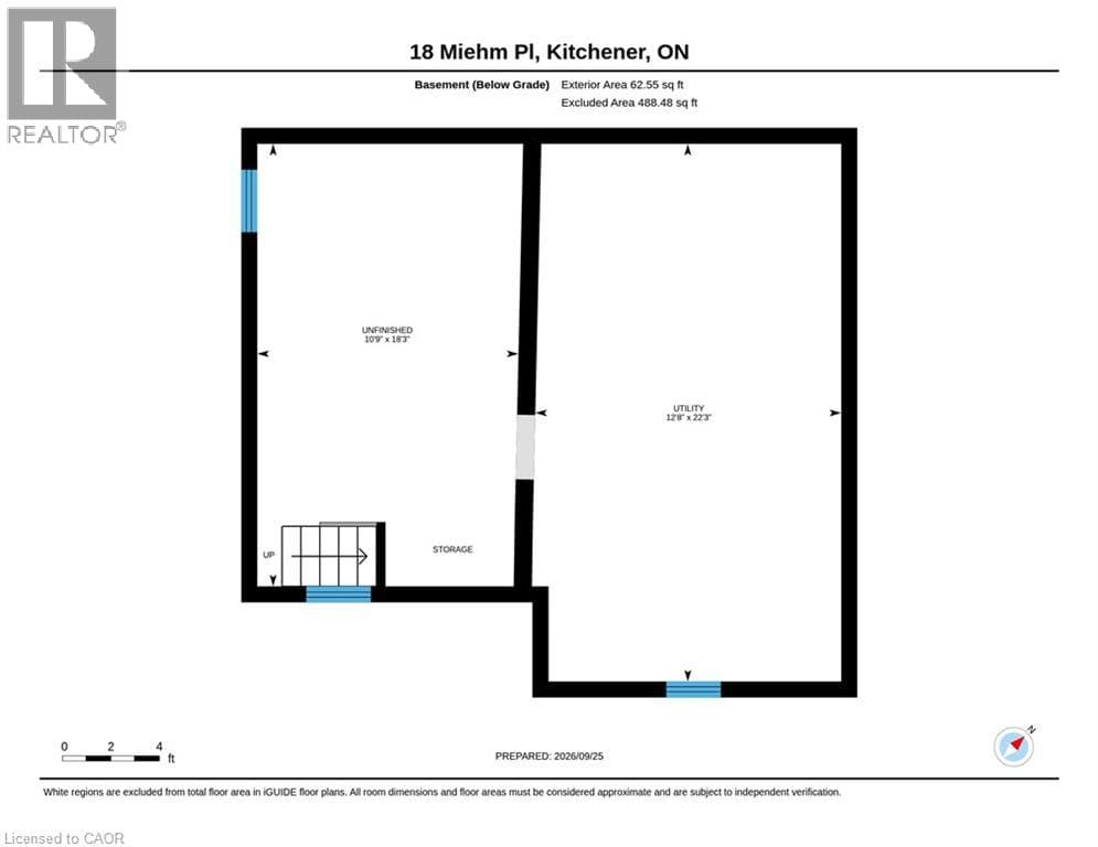 Semi-detached for sale at 18 MIEHM Place, Civic Centre, Kitchener, Ontario, photo 36