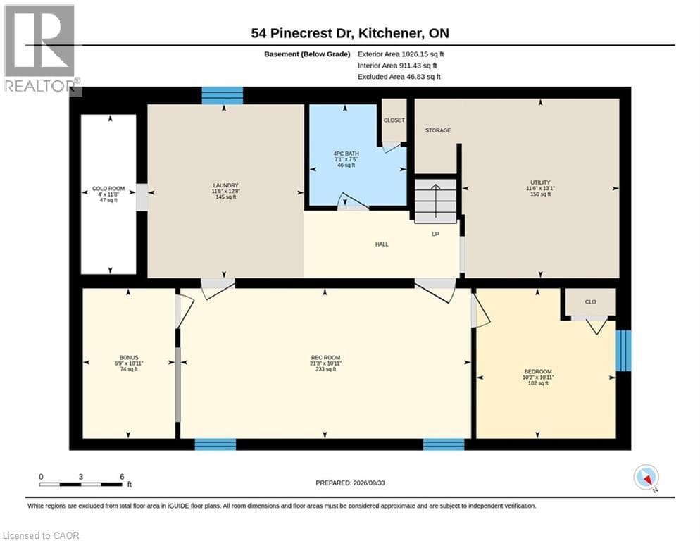 Detached for sale at 54 PINECREST Drive, Stanley Park, Kitchener, Ontario, photo 38