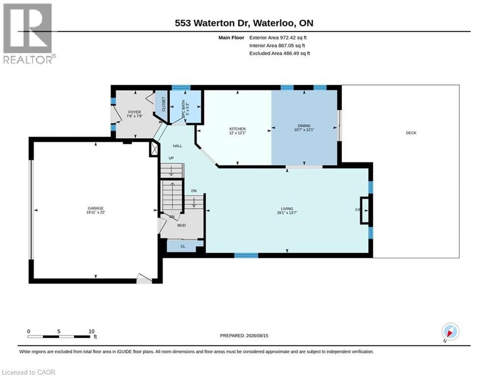 Detached for sale at 553 WATERTON Drive, Conservation Meadows, Waterloo, Ontario, photo 47