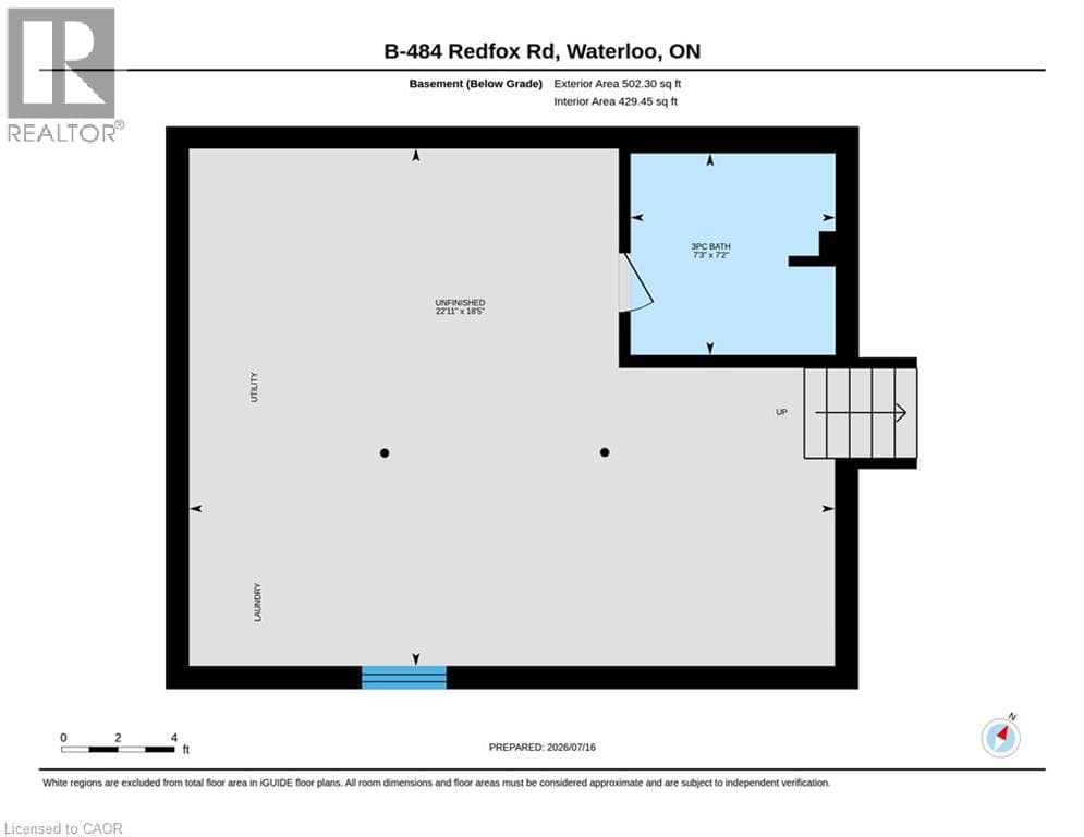 Semi-detached for sale at 484 REDFOX Road Unit# B, Foxhunt, Waterloo, Ontario, photo 24