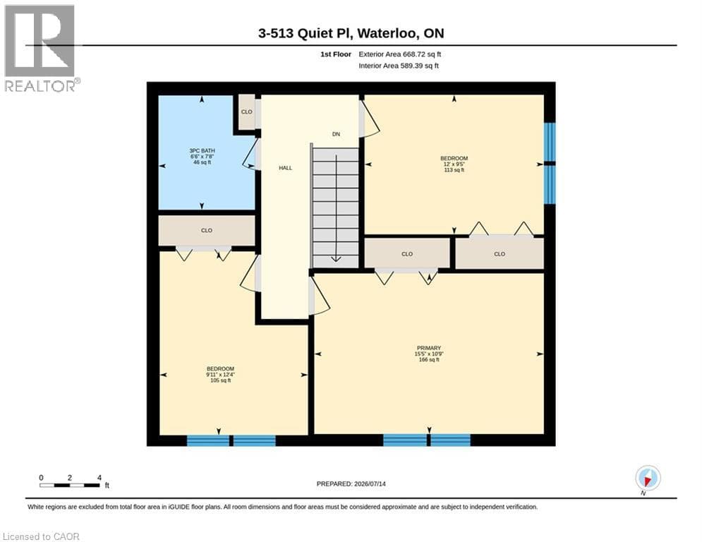 Townhouse for sale at 513 QUIET Place Unit# 3, Lakeshore South, Waterloo, Ontario, photo 37