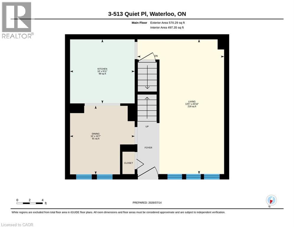 Townhouse for sale at 513 QUIET Place Unit# 3, Lakeshore South, Waterloo, Ontario, photo 36