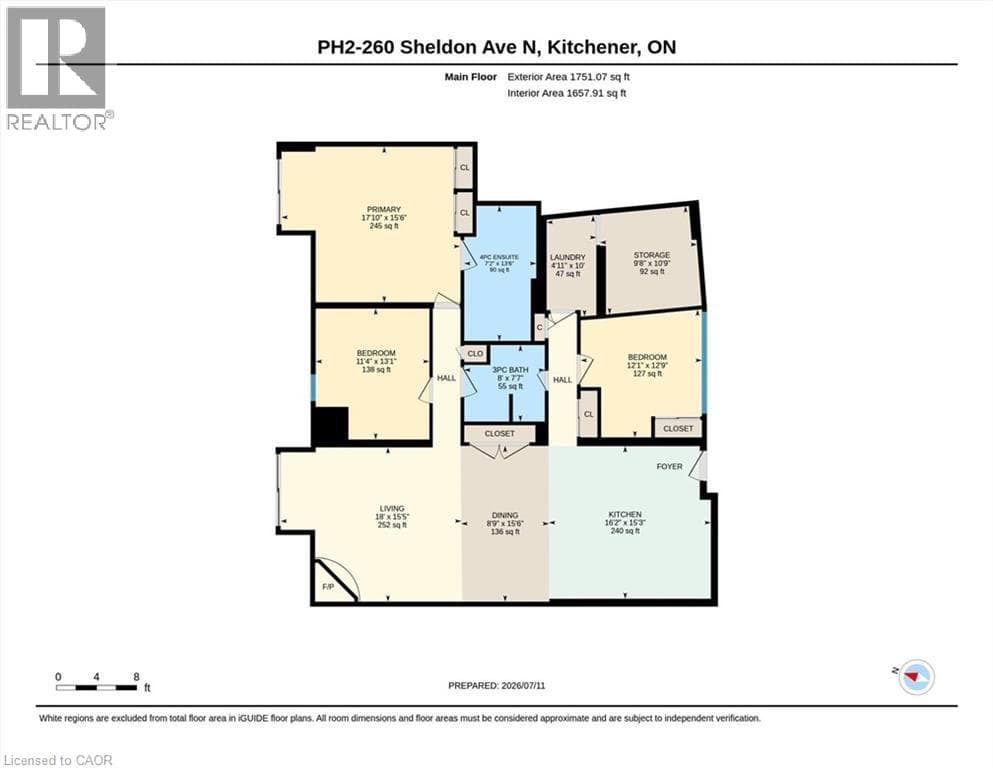 Apartment for sale at 260 SHELDON Avenue N Unit# PH2, Eastwood, Kitchener, Ontario, photo 35