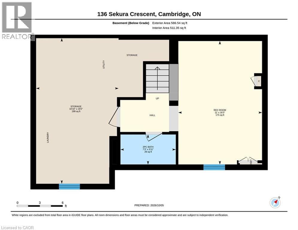 Semi-detached for sale at 136 SEKURA Crescent, Northview, Cambridge, Ontario, photo 35
