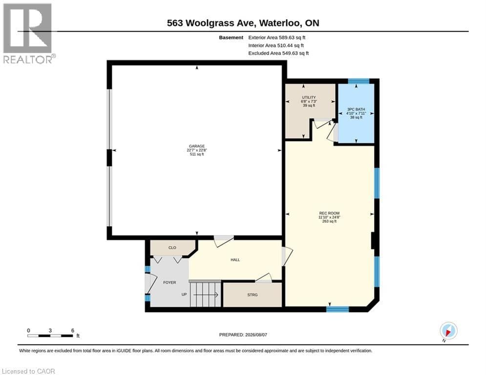 Detached for sale at 563 WOOLGRASS Avenue, Laurel Creek, Waterloo, Ontario, photo 44