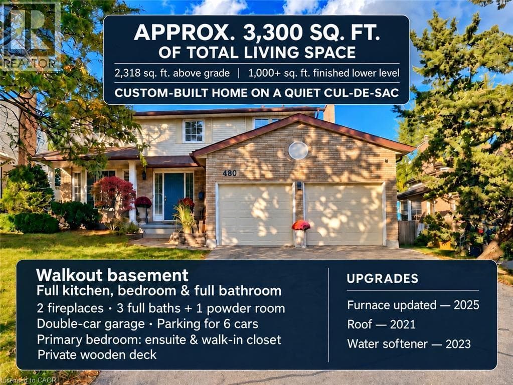 Detached for sale at 488 HEATHER HILL Place, Westvale, Waterloo, Ontario, photo 2
