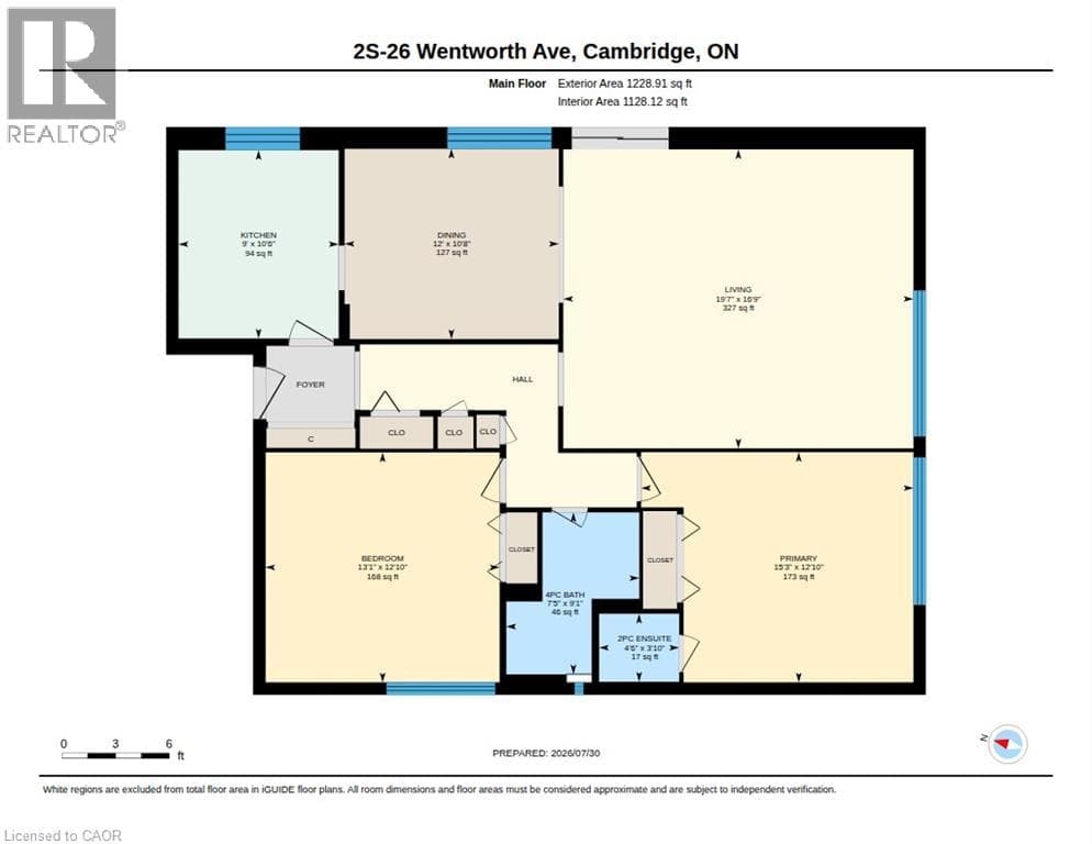 Apartment for sale at 26 WENTWORTH Avenue Unit# 2 S, Downtown Galt, Cambridge, Ontario, photo 43