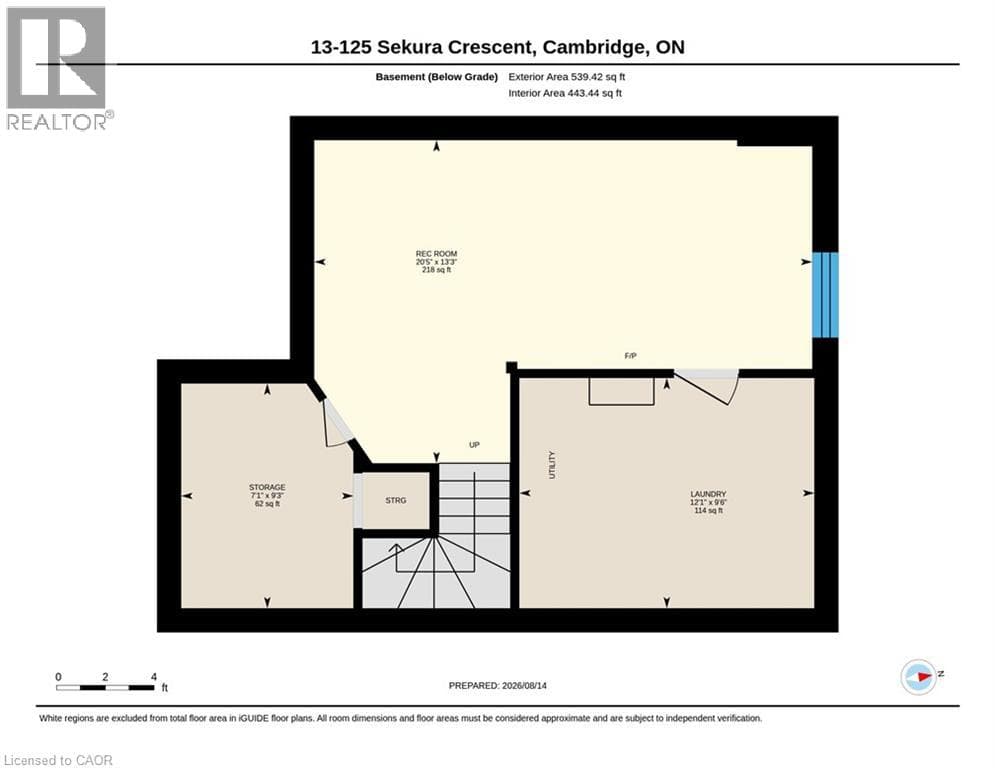 Townhouse for sale at 125 SEKURA Crescent Unit# 13, Northview, Cambridge, Ontario, photo 44