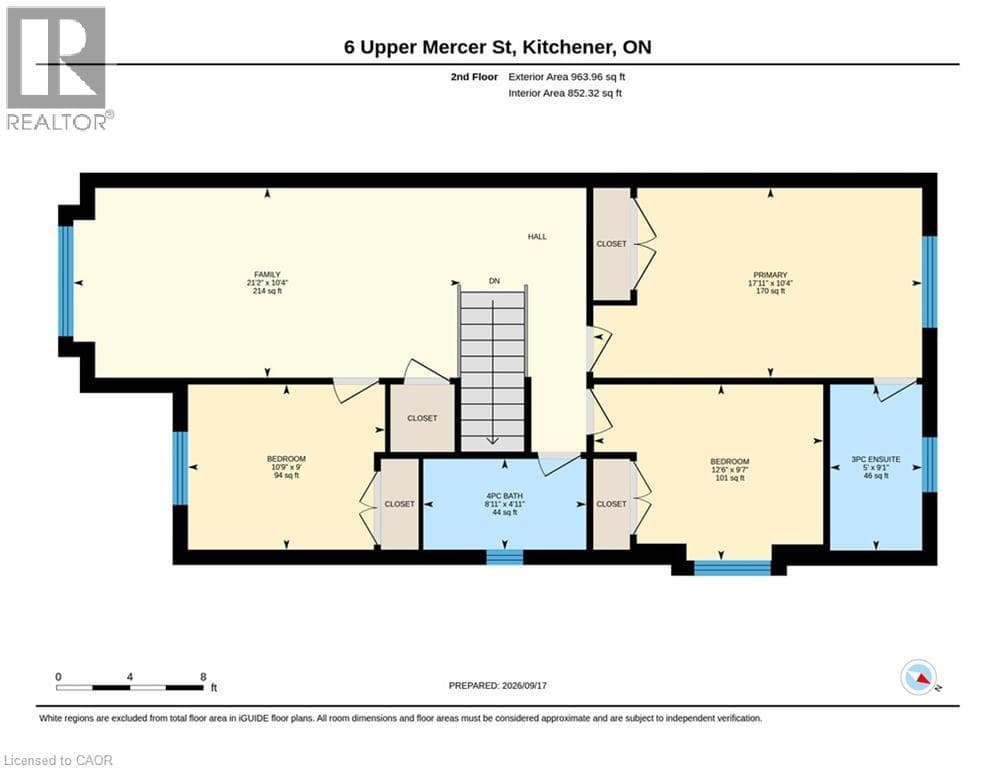 Townhouse for sale at 6 UPPER MERCER Street Unit# A1, Grand River South, Kitchener, Ontario, photo 44
