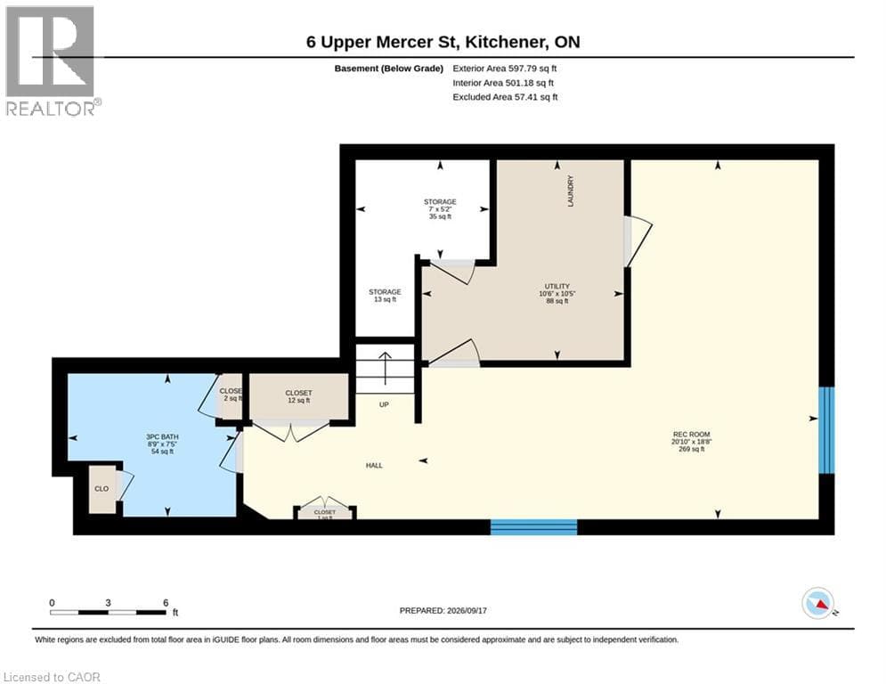 Townhouse for sale at 6 UPPER MERCER Street Unit# A1, Grand River South, Kitchener, Ontario, photo 45