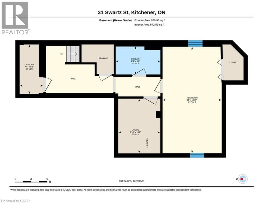Detached for sale at 31 SWARTZ Street, Laurentian West, Kitchener, Ontario, photo 41