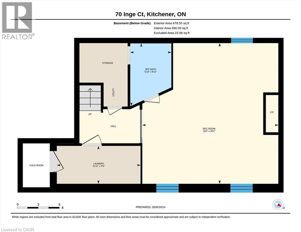 Detached for sale at 70 INGE Court, Bridgeport East, Kitchener, Ontario, photo 46