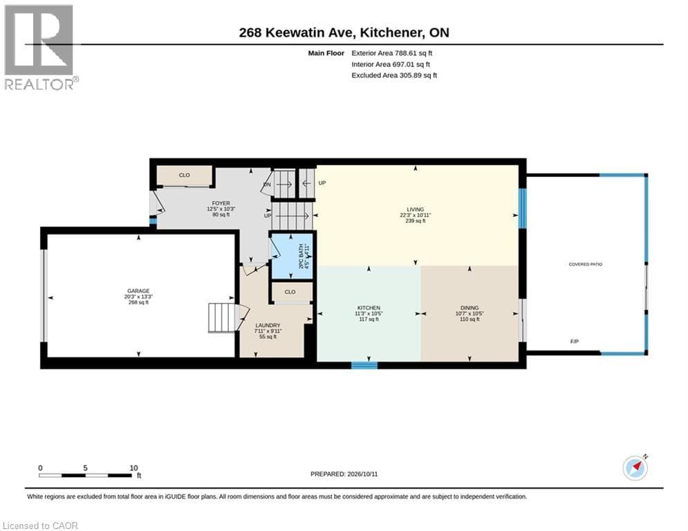 Detached for sale at 268 KEEWATIN Avenue, Grand River North, Kitchener, Ontario, photo 43