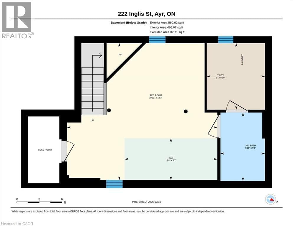 Detached for sale at 222 INGLIS Street, Ayr, North Dumfries, Ontario, photo 38