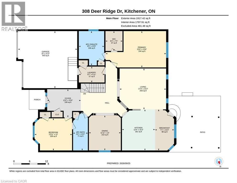 Detached for sale at 308 DEER RIDGE Drive, Pioneer Tower West, Kitchener, Ontario, photo 47