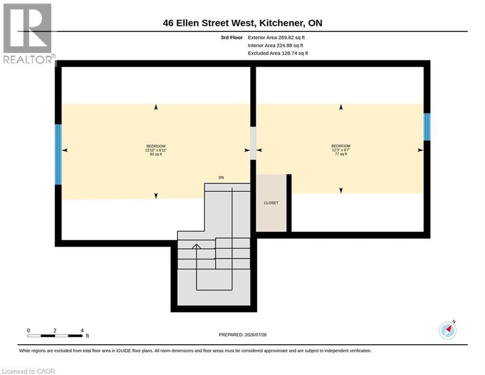 Detached for sale at 46 ELLEN Street W, Civic Centre, Kitchener, Ontario, photo 43