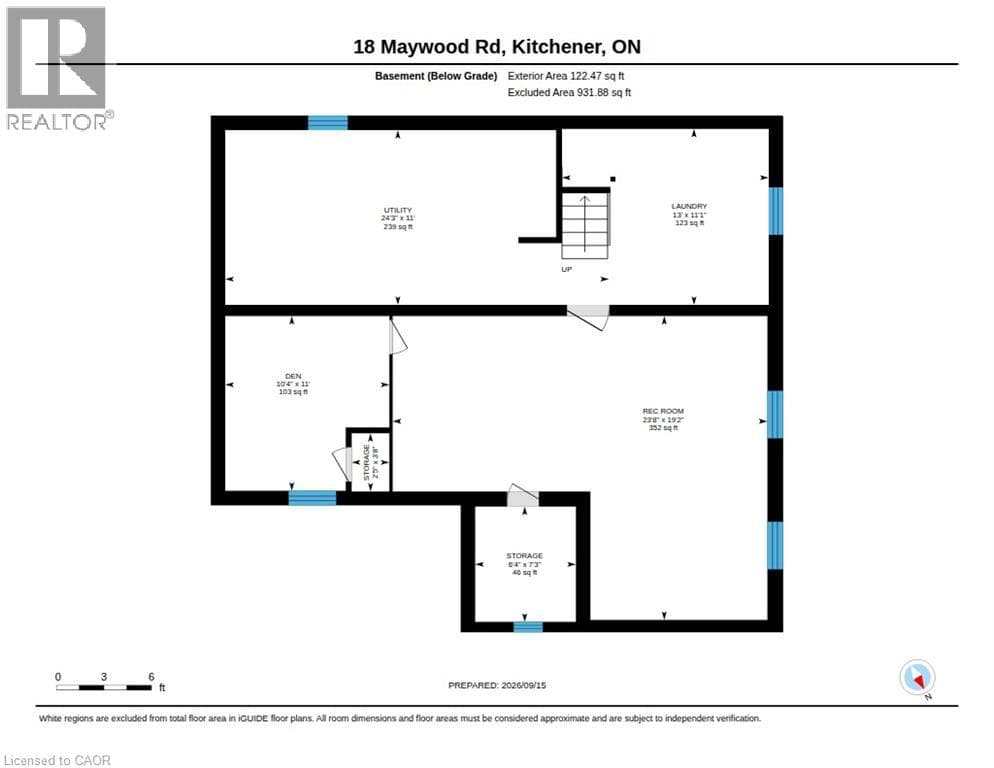 Detached for sale at 18 MAYWOOD Road, Vanier, Kitchener, Ontario, photo 45