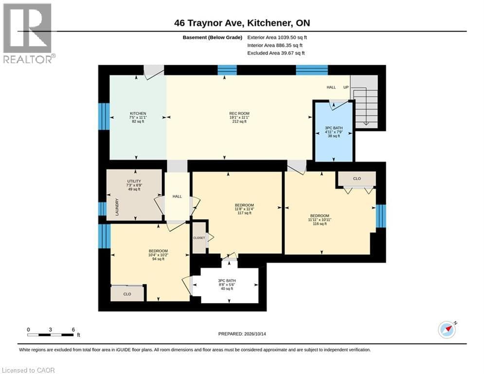 Detached for sale at 46 TRAYNOR Avenue, Vanier, Kitchener, Ontario, photo 46