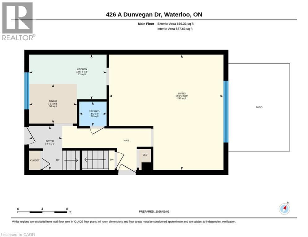 Semi-detached for sale at 426A DUNVEGAN Drive, University Downs, Waterloo, Ontario, photo 31