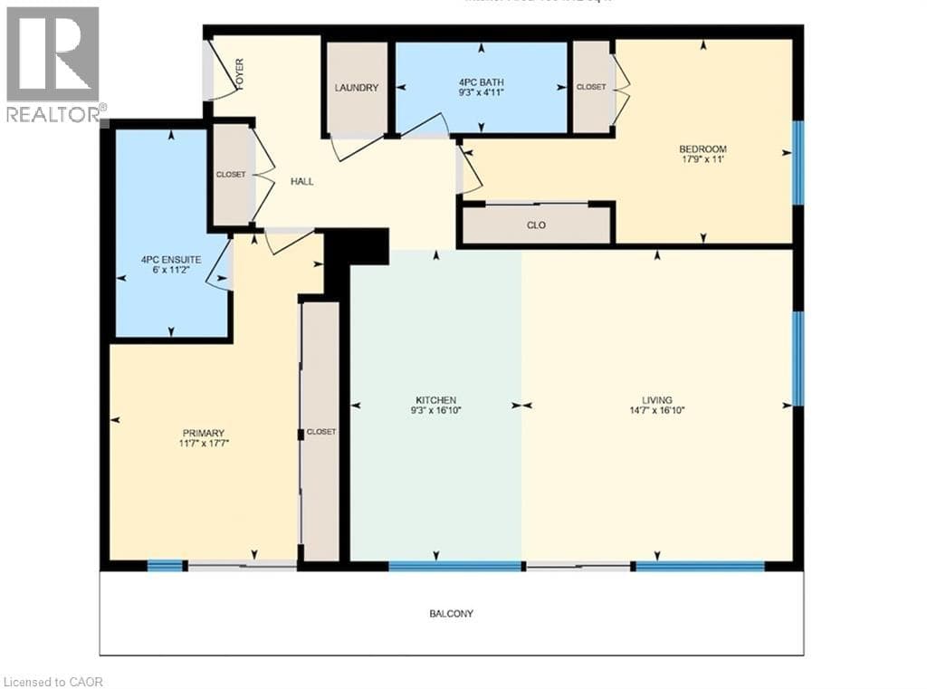 Apartment for sale at 15 GLEBE Street Unit# 902, Downtown Galt, Cambridge, Ontario, photo 20