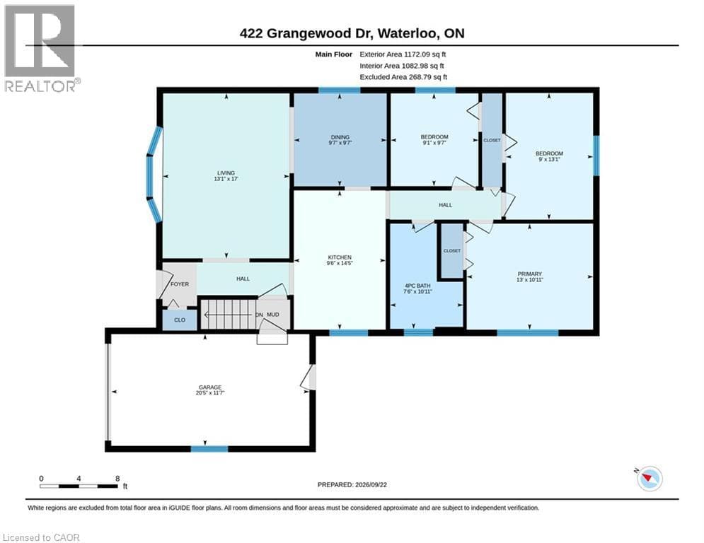 Detached for sale at 422 GRANGEWOOD Drive, University Downs, Waterloo, Ontario, photo 47