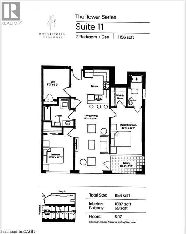 Apartment for sale at 1 VICTORIA Street Unit# 811, Downtown Kitchener, Kitchener, Ontario, photo 46
