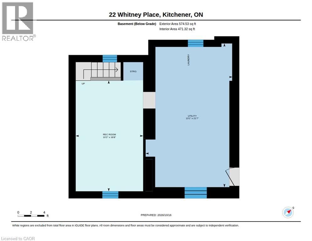 Detached for sale at 22 WHITNEY Place, Mill Courtland Woodside Park, Kitchener, Ontario, photo 44
