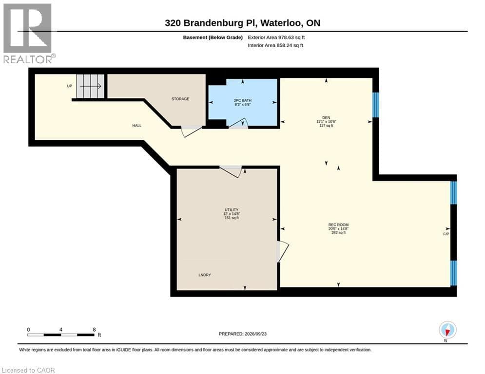 Detached for sale at 320 BRANDENBURG Place, Clair Hills, Waterloo, Ontario, photo 50