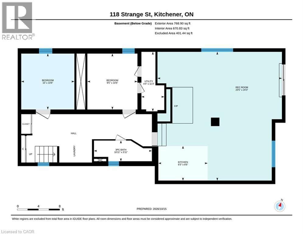 Multi-family for sale at 118 STRANGE Street, Cherry Hill, Kitchener, Ontario, photo 47