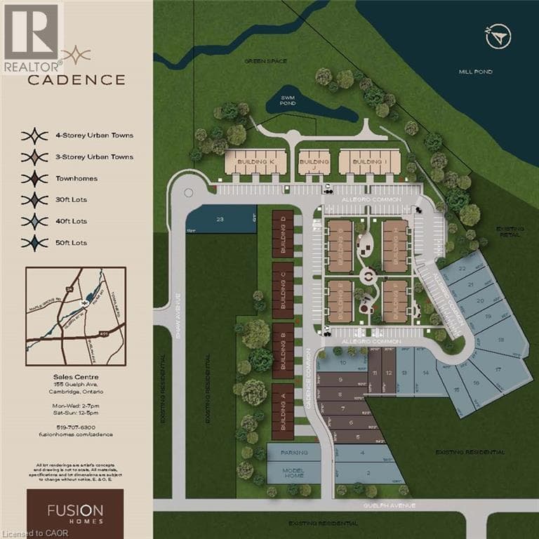 Townhouse for sale at 55 CADENCE Common Unit# 43, Silverheights, Cambridge, Ontario, photo 5