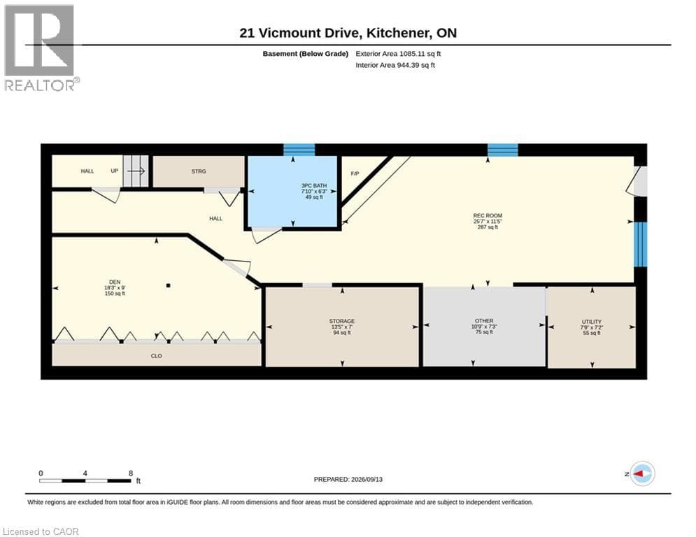 Semi-detached for sale at 21 VICMOUNT Drive, Victoria Hills, Kitchener, Ontario, photo 48