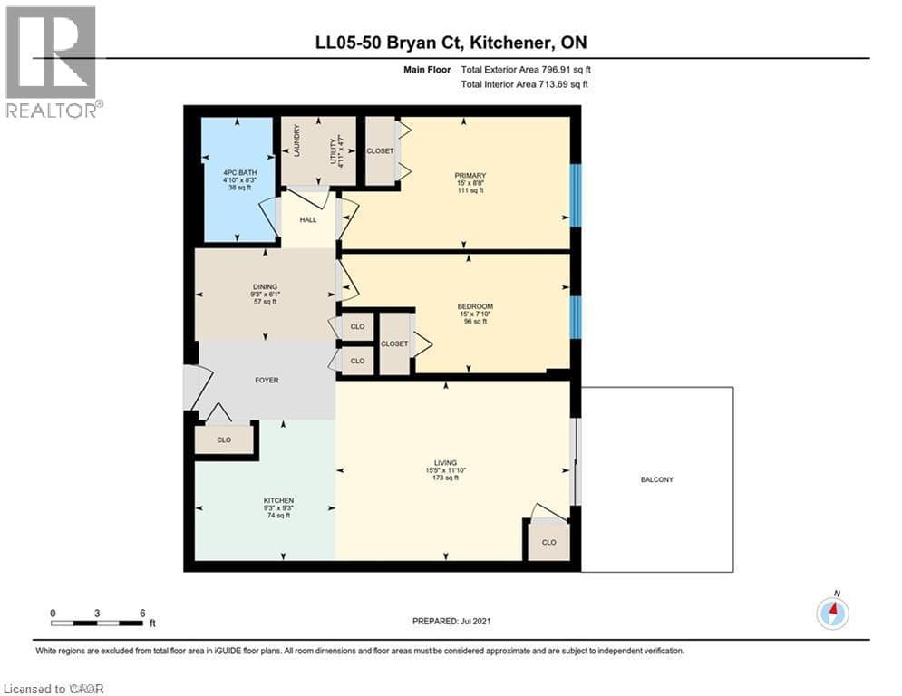 Apartment for sale at 50 BRYAN Court Unit# LL05, Grand River South, Kitchener, Ontario, photo 19