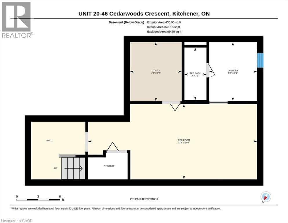 Townhouse for sale at 46 CEDARWOODS Crescent Unit# 20, Vanier, Kitchener, Ontario, photo 38
