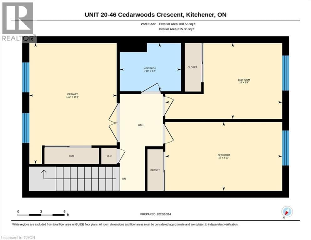 Townhouse for sale at 46 CEDARWOODS Crescent Unit# 20, Vanier, Kitchener, Ontario, photo 37